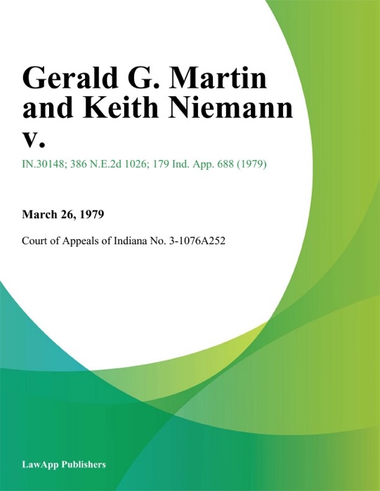 Gerald G. Martin and Keith Niemann V.