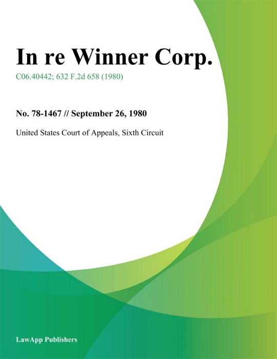 In Re Winner Corp.