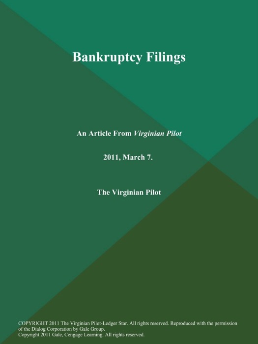 Bankruptcy Filings