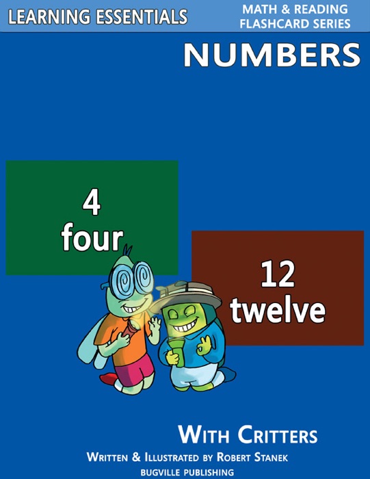 Number Flash Cards: Numbers and Critters