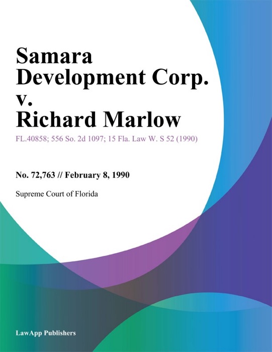 Samara Development Corp. v. Richard Marlow