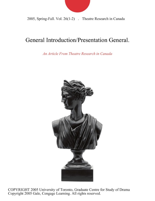 General Introduction/Presentation General.