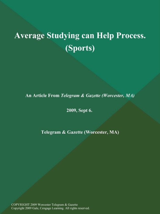 Average Studying can Help Process (Sports)