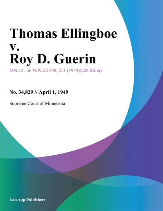 Thomas Ellingboe v. Roy D. Guerin