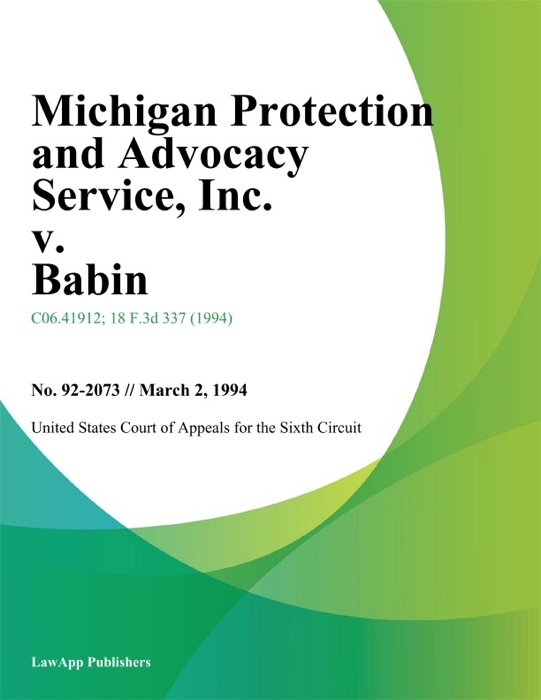 Michigan Protection And Advocacy Service