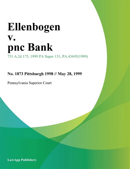 Ellenbogen v. Pnc Bank