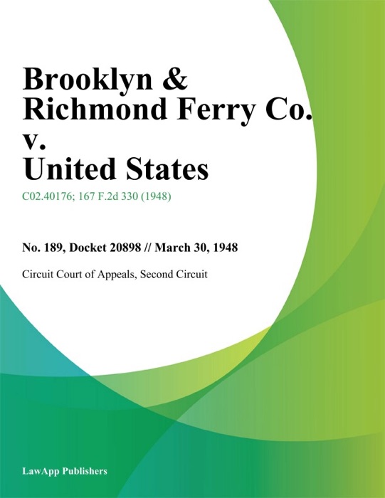 Brooklyn & Richmond Ferry Co. v. United States.