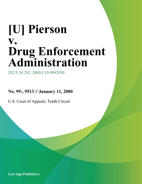 Pierson v. Drug Enforcement Administration