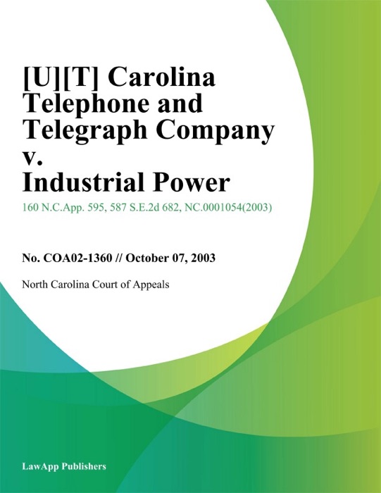 Carolina Telephone And Telegraph Company v. Industrial Power