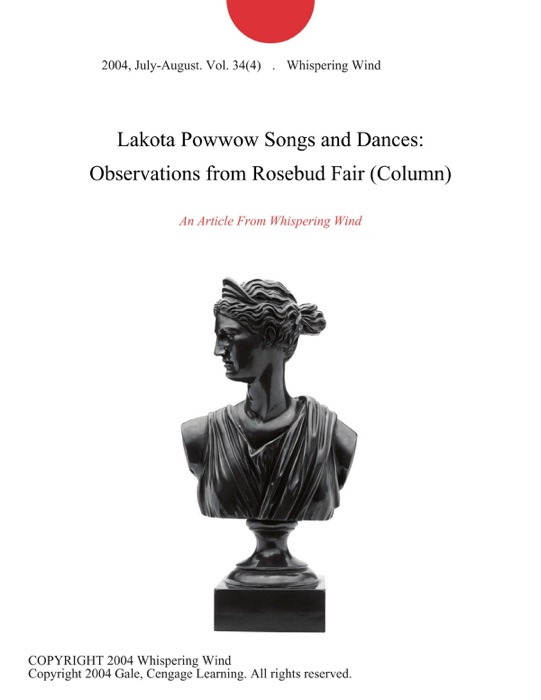 Lakota Powwow Songs and Dances: Observations from Rosebud Fair (Column)