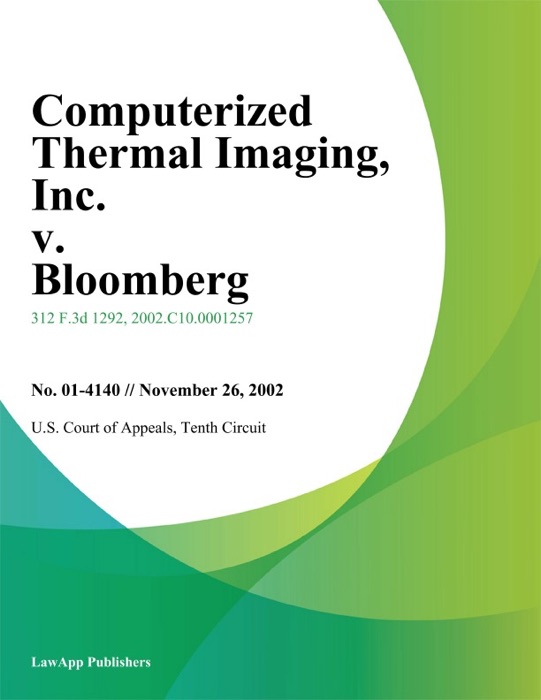 Computerized Thermal Imaging, Inc. v. Bloomberg, L.P.