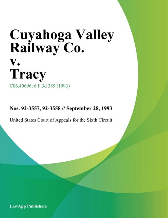 Cuyahoga Valley Railway Co. v. Tracy