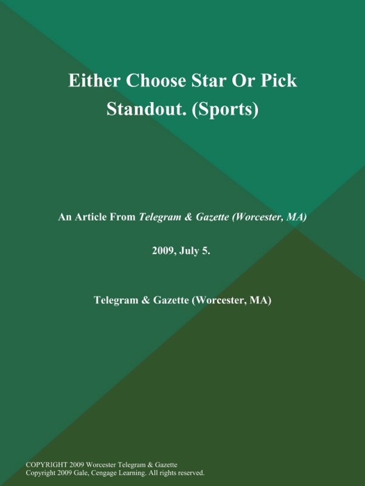 Either Choose Star Or Pick Standout (Sports)
