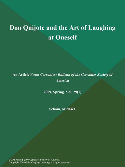 Don Quijote and the Art of Laughing at Oneself