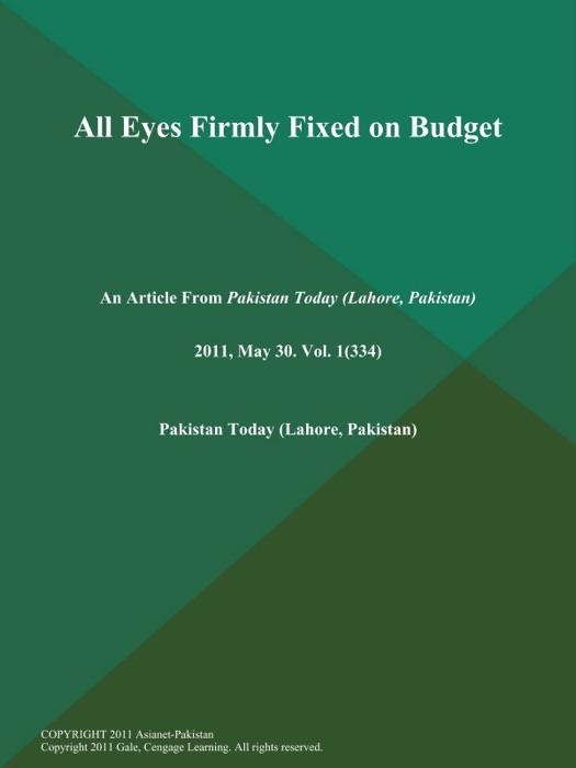 All Eyes Firmly Fixed on Budget