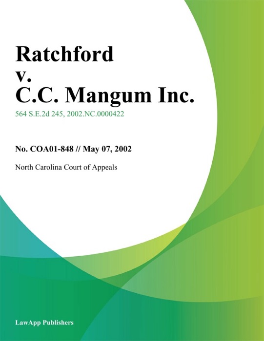 Ratchford v. C.C. Mangum Inc.