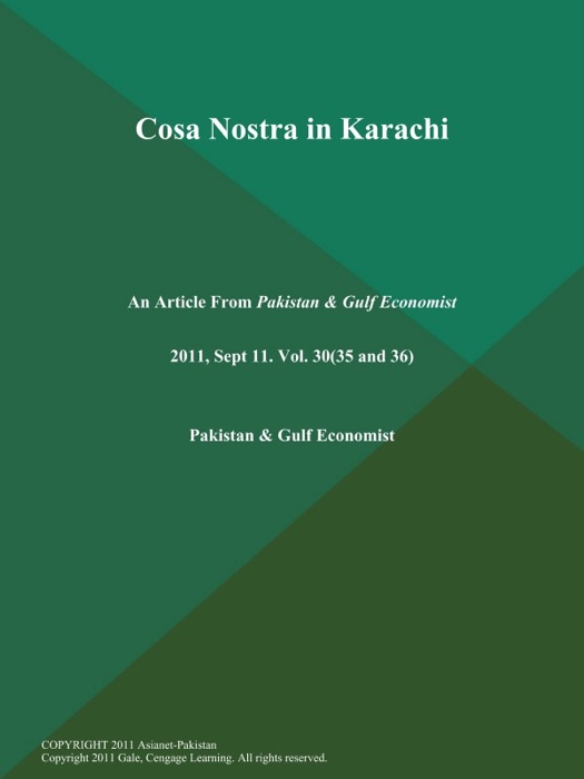 Cosa Nostra in Karachi