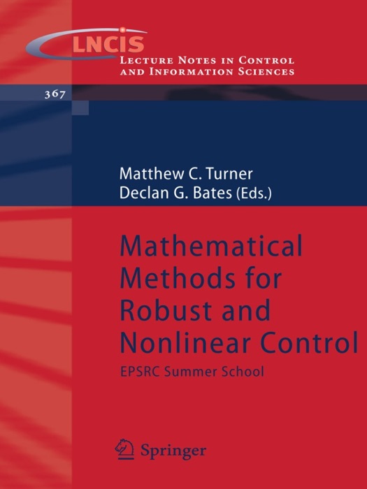 Mathematical Methods for Robust and Nonlinear Control