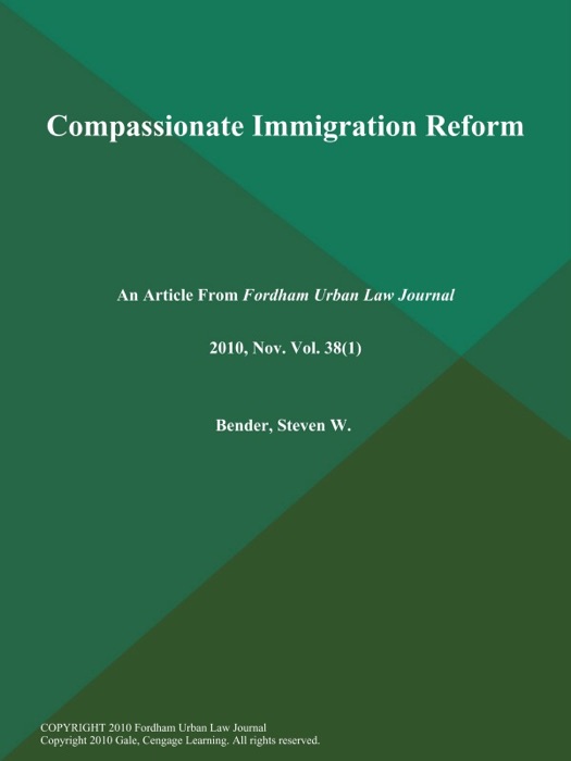 Compassionate Immigration Reform