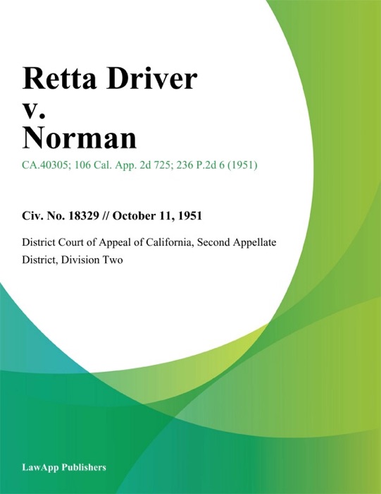 Retta Driver v. Norman