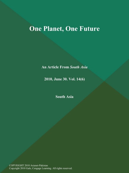 One Planet, One Future