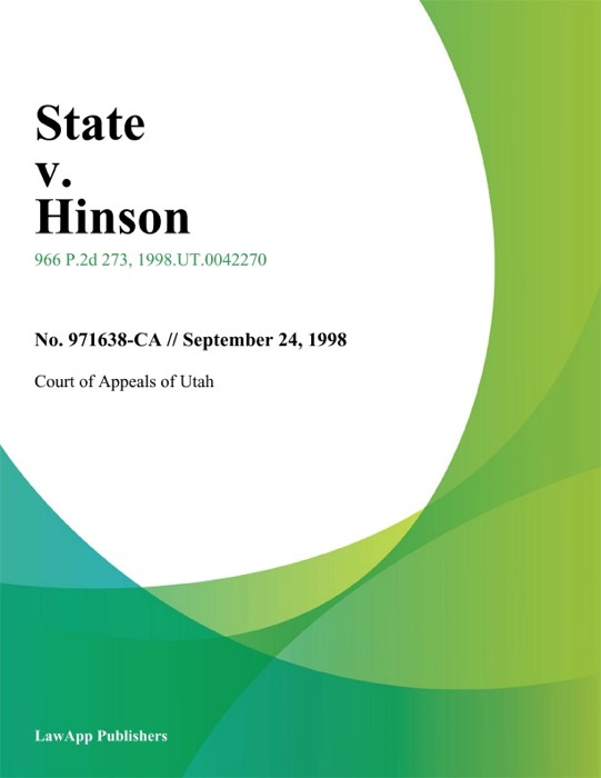 State v. Hinson