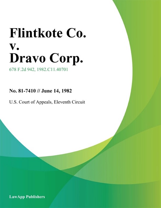 Flintkote Co. v. Dravo Corp.