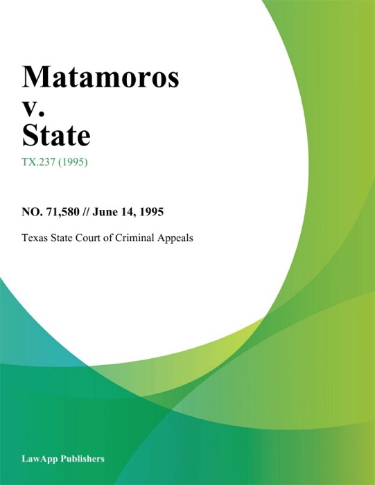 Matamoros v. State