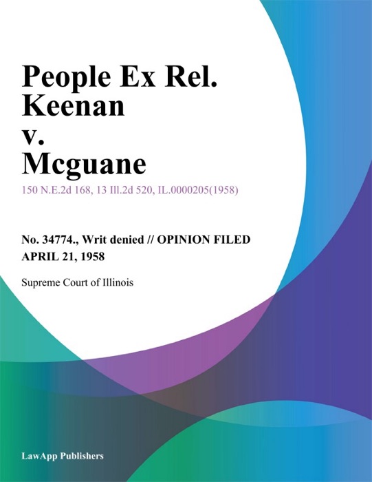 People Ex Rel. Keenan v. Mcguane