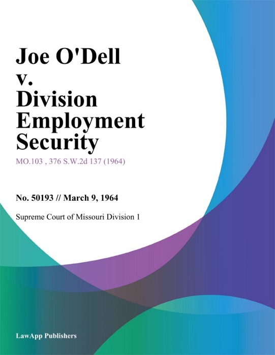 Joe Odell v. Division Employment Security