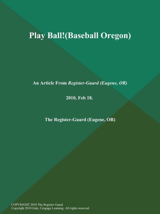 Play Ball!(Baseball Oregon)
