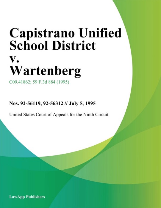 Capistrano Unified School District v. Wartenberg
