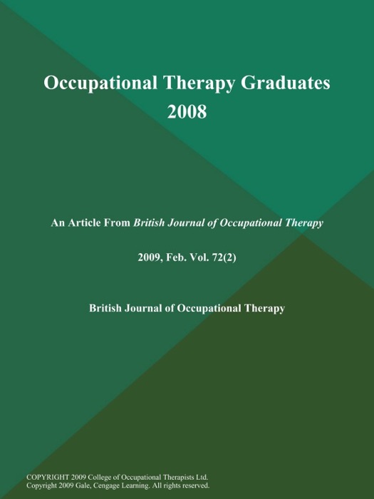 Occupational Therapy Graduates 2008