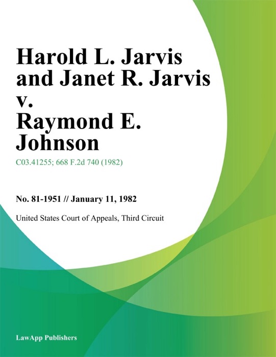 Harold L. Jarvis and Janet R. Jarvis v. Raymond E. Johnson