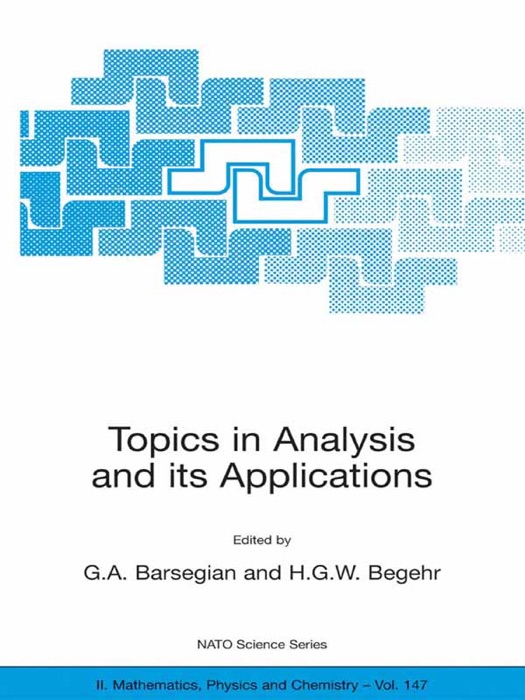 Topics in Analysis and its Applications