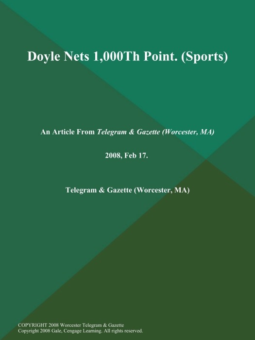 Doyle Nets 1,000Th Point (Sports)