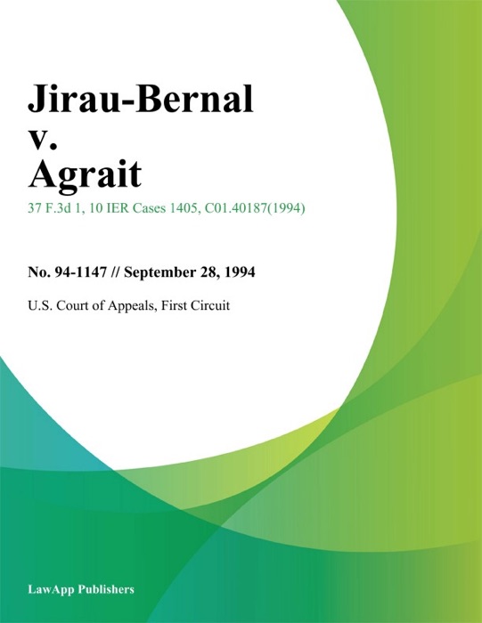 Jirau-Bernal v. Agrait