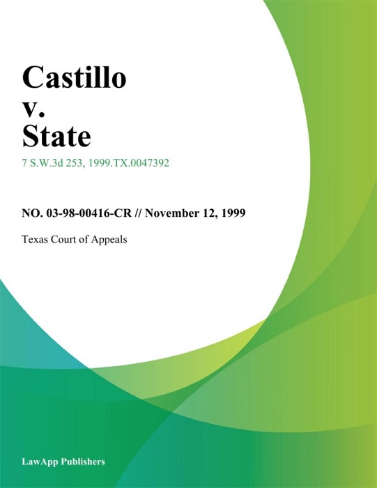 Castillo V. State