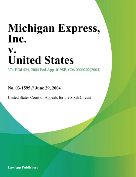 Michigan Express, Inc. v. United States