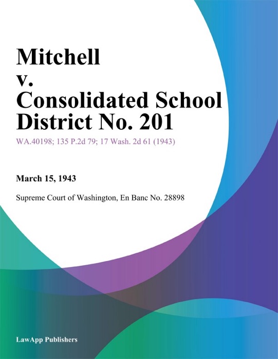 Mitchell V. Consolidated School District No. 201