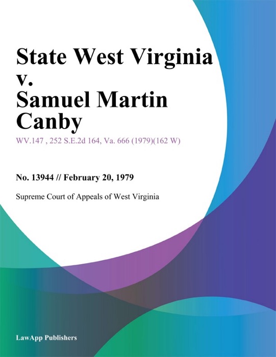 State West Virginia v. Samuel Martin Canby