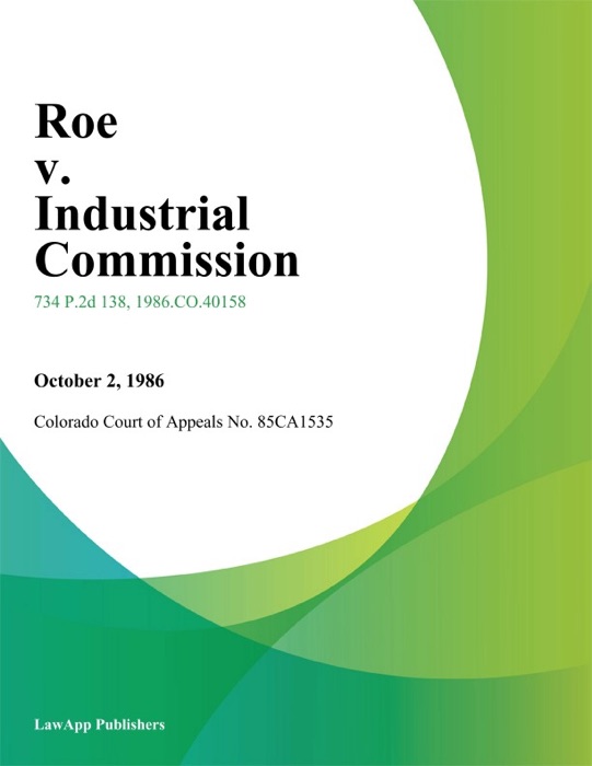 Roe v. Industrial Commission