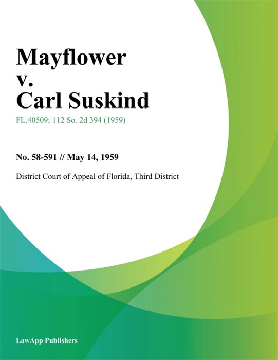 Mayflower v. Carl Suskind