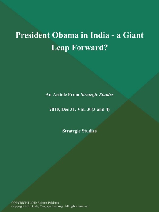 President Obama in India - a Giant Leap Forward?