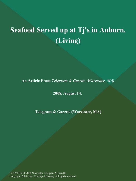 Seafood Served up at Tj's in Auburn (Living)