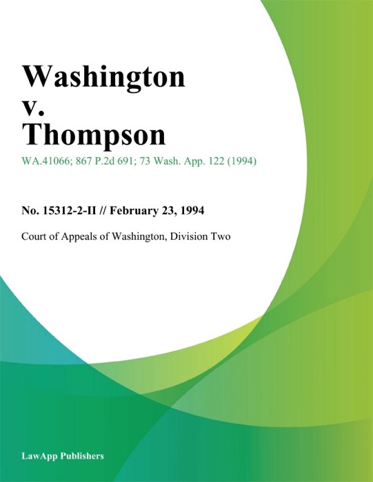 Washington V. Thompson