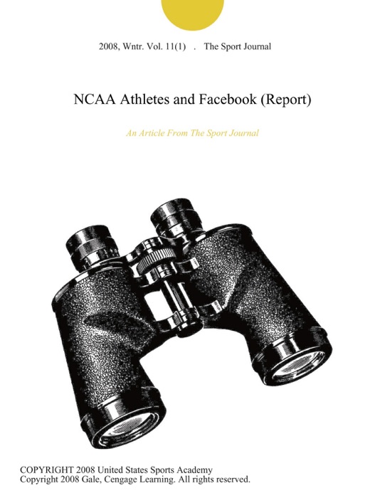 NCAA Athletes and Facebook (Report)