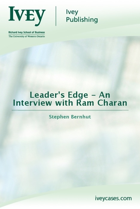 Leader's Edge - An Interview with Ram Charan