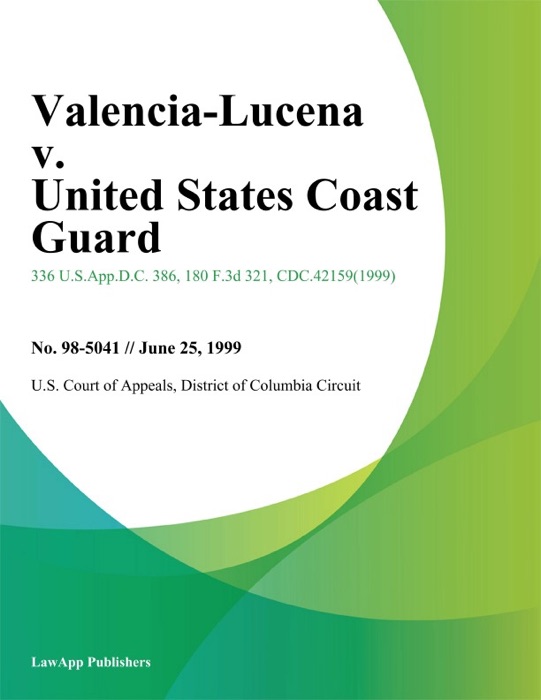 Valencia-Lucena V. United States Coast Guard