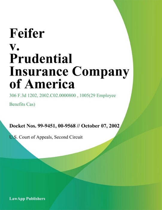 Feifer v. Prudential Insurance Company of America